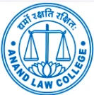 Anand Law College, Anand logo