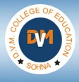 D. V. M. College of Education logo