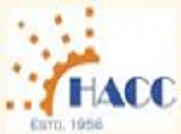 H. A. College of Commerce logo