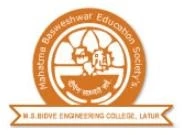 M. S Bidve Engineering College logo
