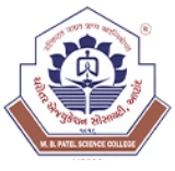 MB Patel Science College, Anand logo