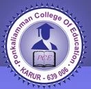 Ponkaliamman College of Education logo